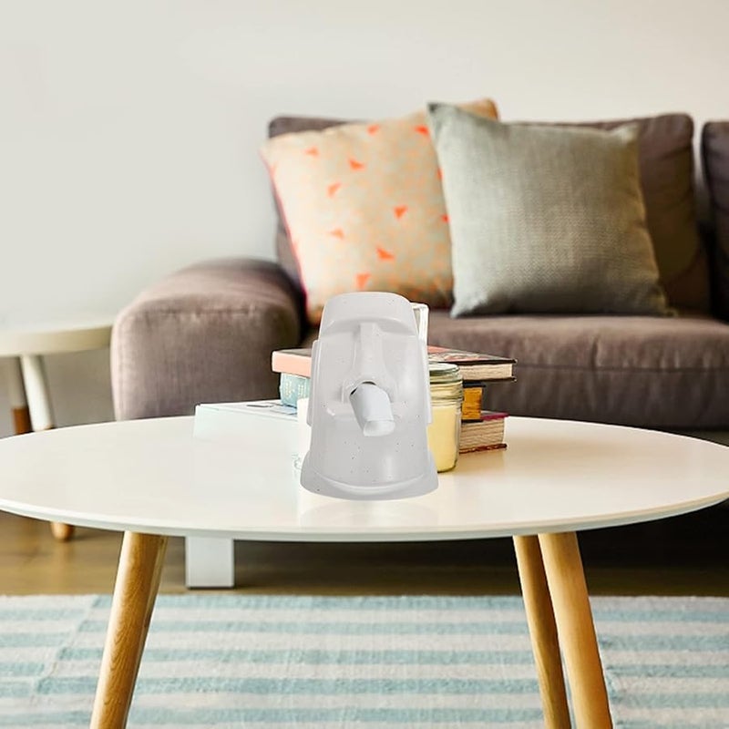 تمثال مواي صندوق مناديل حجرية منظِّم للمكتب المنزلي ومكتب السيارة - Image 4